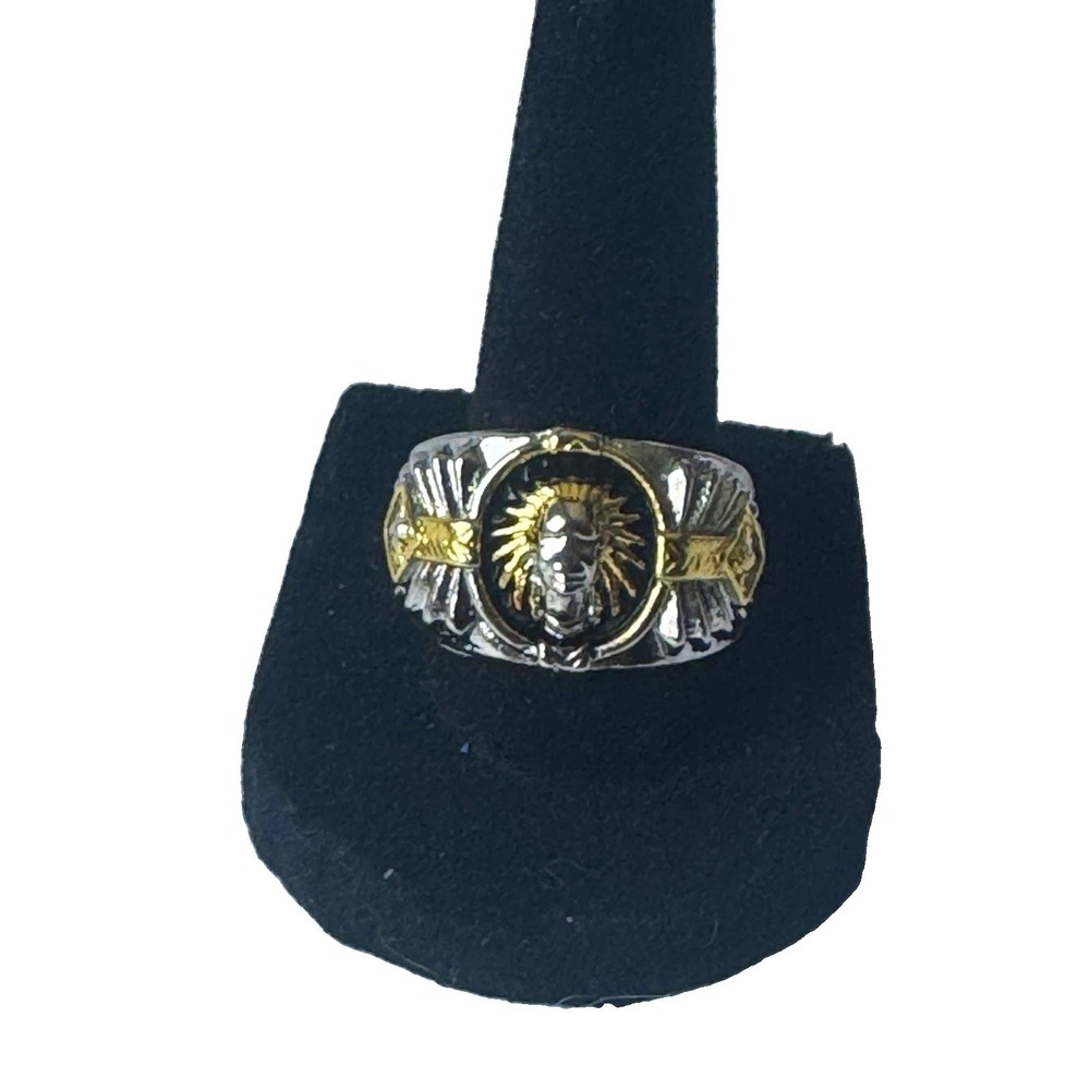Spirit of the Warrior Two Tone Chief Ring Size 9 – New Without Tags